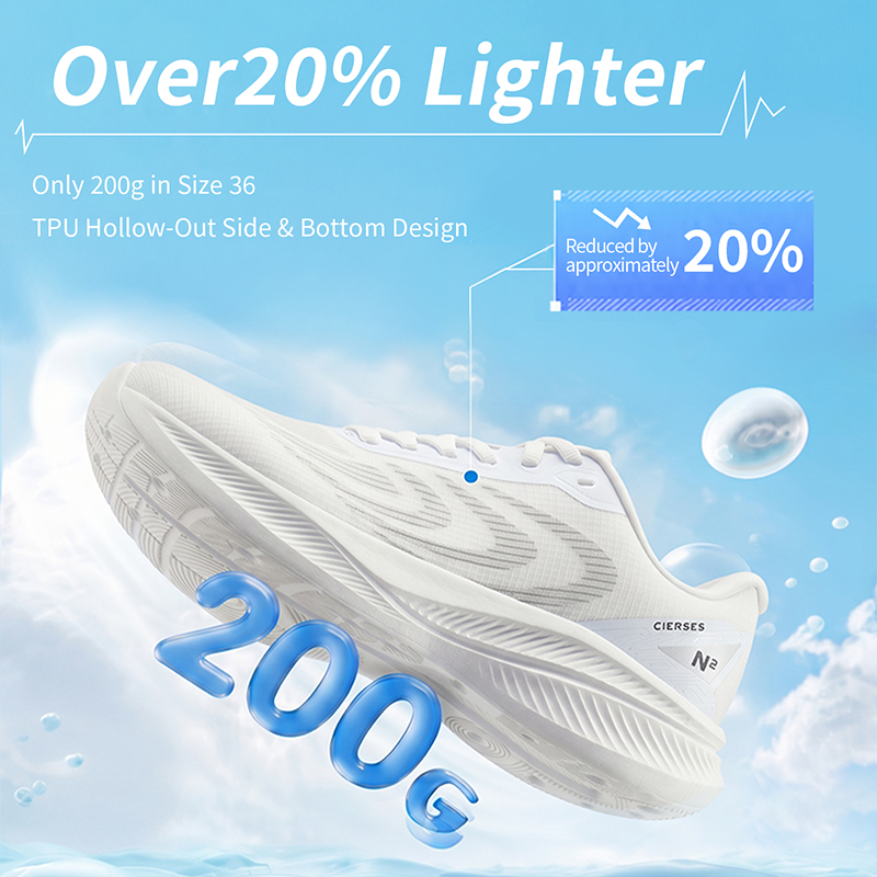 Reflective Night Running Shoes - Tênis de Corrida CIERSES Respirável Masculino