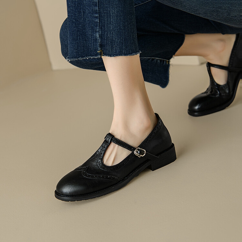 Sapatos de couro dividido para - Women'S Shoes avaliação e preço