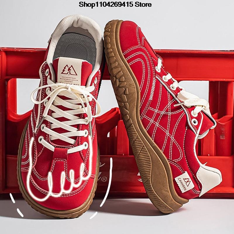 Tênis casuais masculinos, com  - Wide Toe Box Running Sneakers avaliação e preço