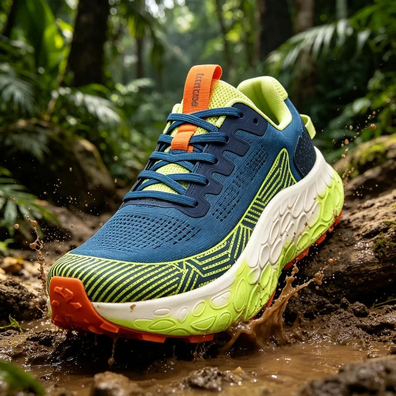 Tênis de corrida respiráveis e - Anti Slip Trail Running Sneakers avaliação e preço